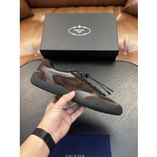 프라다 남성 나일론 패브릭 운동화 001-196069