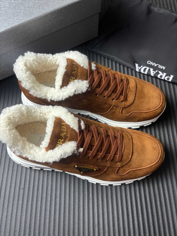 PRADA 신상 진짜 양모 부츠 001-196083