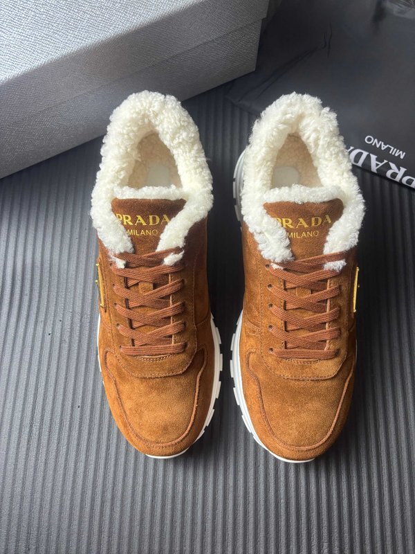 PRADA 신상 진짜 양모 부츠 001-196083