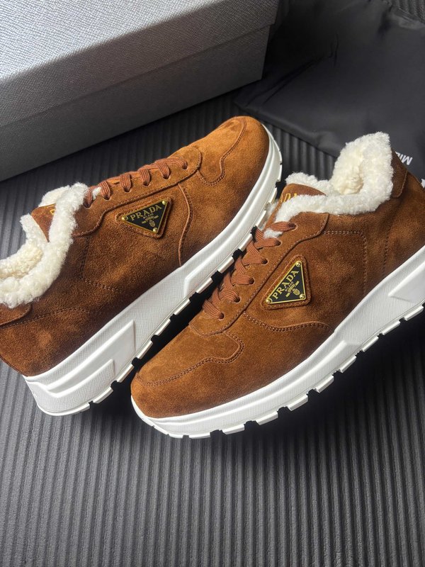 PRADA 신상 진짜 양모 부츠 001-196083