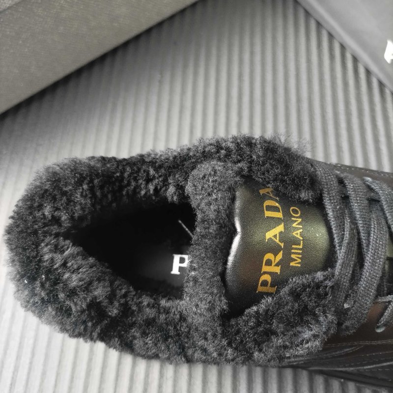 PRADA 신규 양가죽 보온 부츠 001-196088