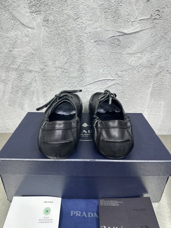 PRADA 레트로 남성 레이어드 캐주얼 가죽슈즈 001-196116