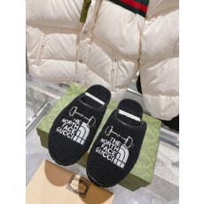 Gucci联名 The North Face 울 슬리퍼 커 001-196153