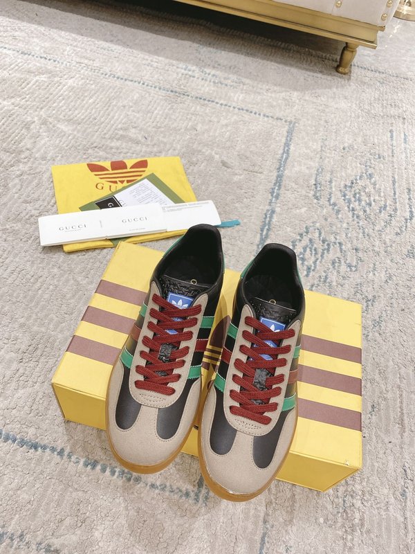아디다스 x 구찌 Gazelle 커플 운동화 001-196164