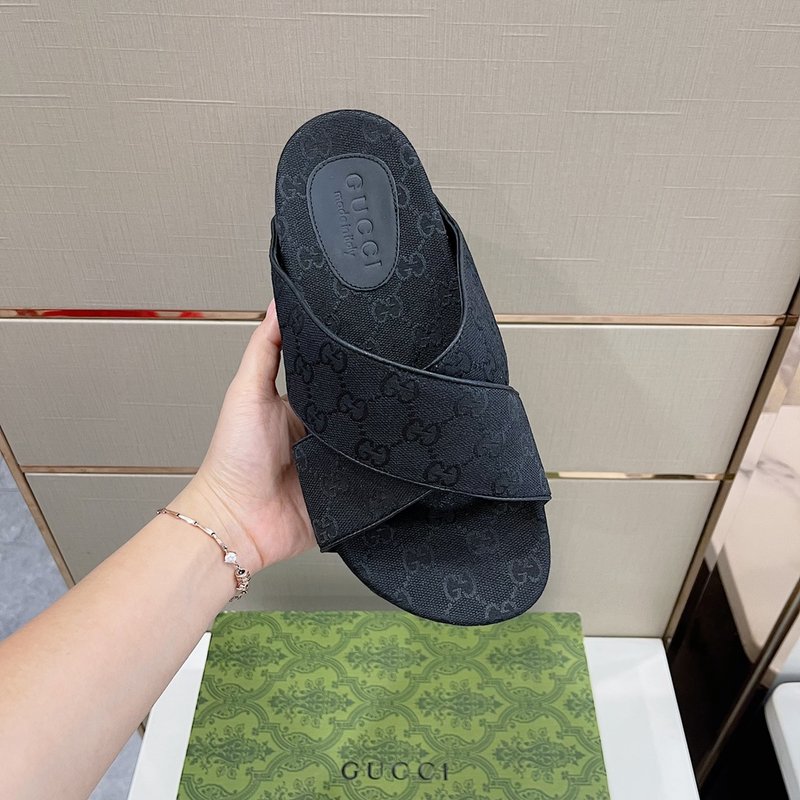 GUCCI 정품 신규 두꺼운 바닥 슬리퍼 001-196194