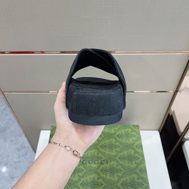GUCCI 정품 신규 두꺼운 바닥 슬리퍼 001-196194