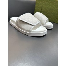 GUCCI 화이트 플랫폼 슬리퍼 001-196246