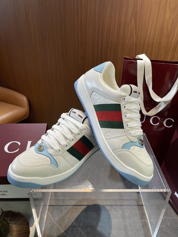 GUCCI Screener 남녀 공용 레트로 운동화 001-196258