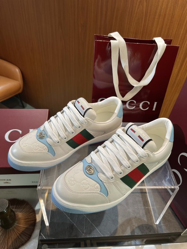 GUCCI Screener 남녀 공용 레트로 운동화 001-196258