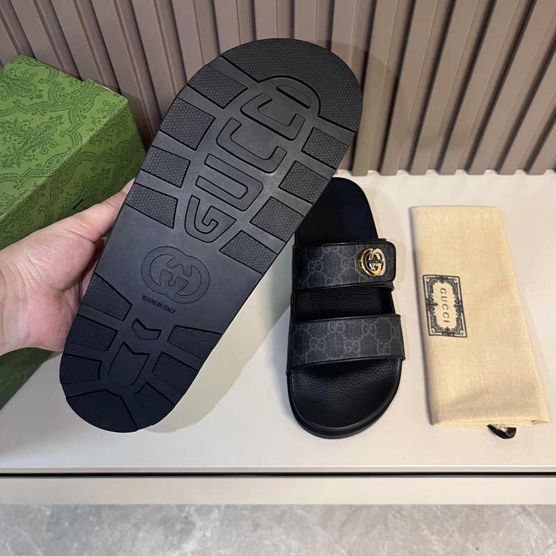 GUCCI 스타일 남성 여름 PVC 슬리퍼 001-196277