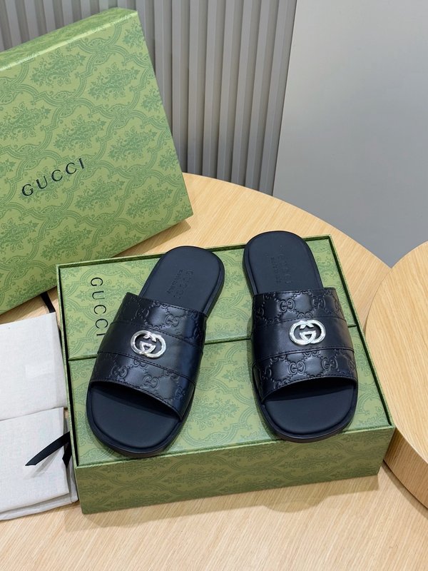 구찌 Gucci 남성 Lido 시리즈 더블 G 샌들 001-196344