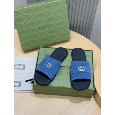 구찌 남성 더블 G 로고 리도 슬리퍼 001-196348