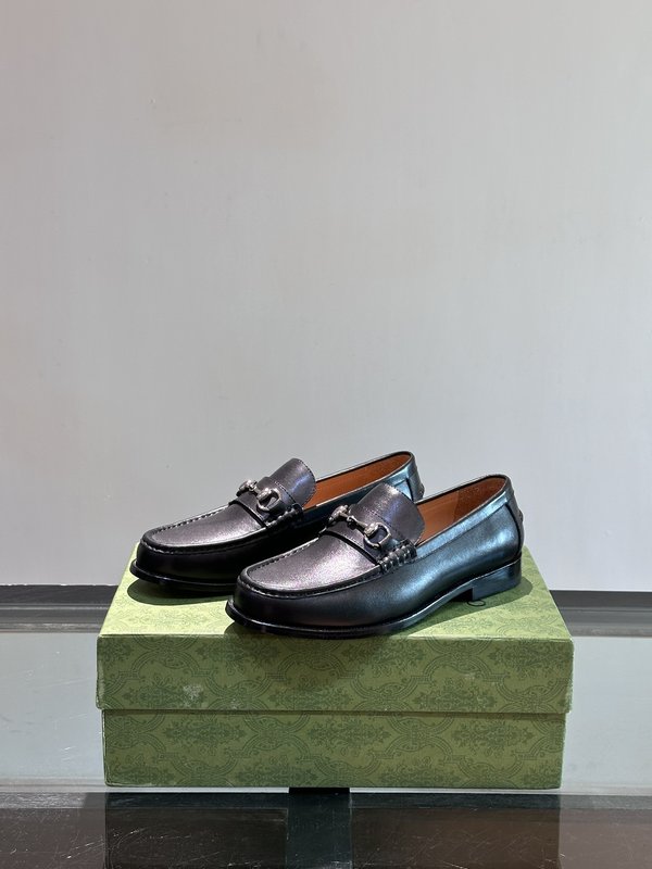 Gucci 구찌 남성 정장 캐주얼 가죽 신발 001-196438