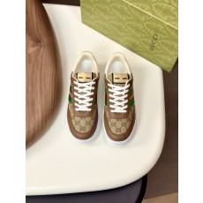 Gucci 구치 가죽 자수 캐주얼 스니커즈 001-196476