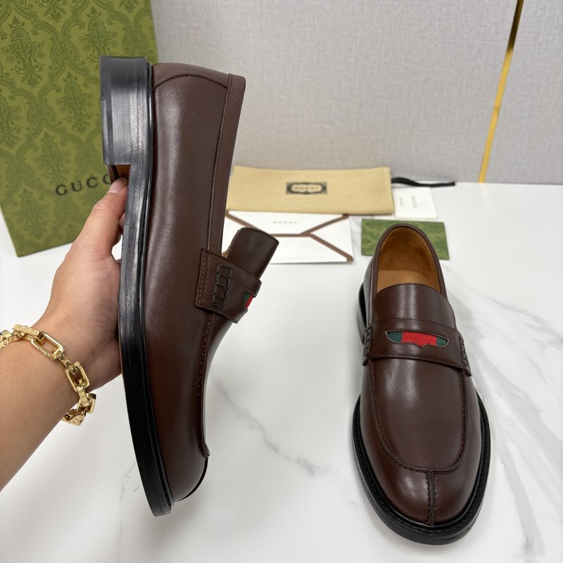 GUCCI 남성 심플 Jordaan 로퍼 구두 001-196505