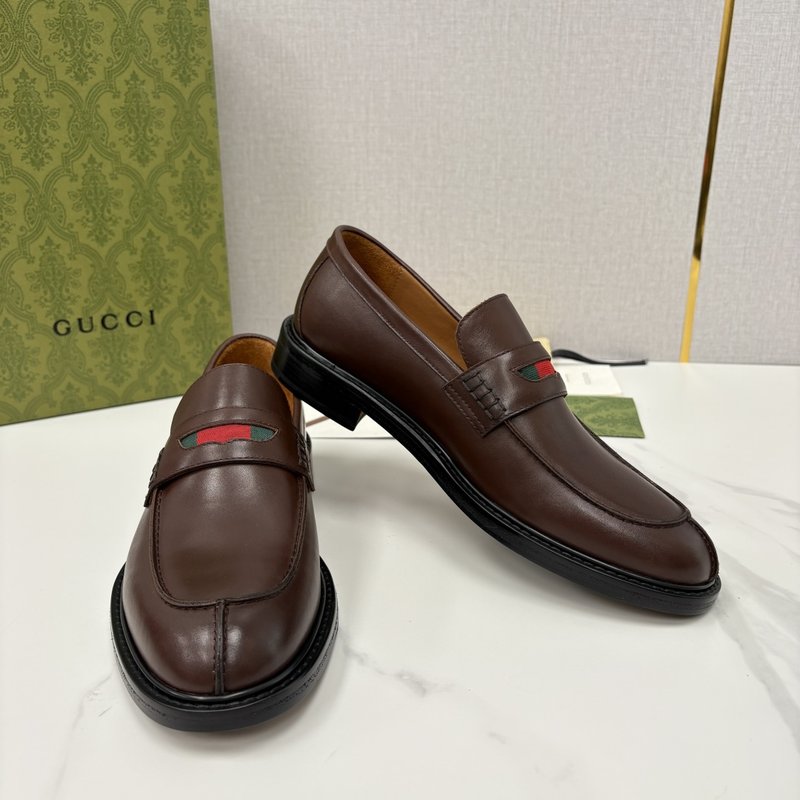 GUCCI 남성 심플 Jordaan 로퍼 구두 001-196505