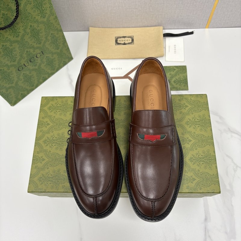 GUCCI 남성 심플 Jordaan 로퍼 구두 001-196505