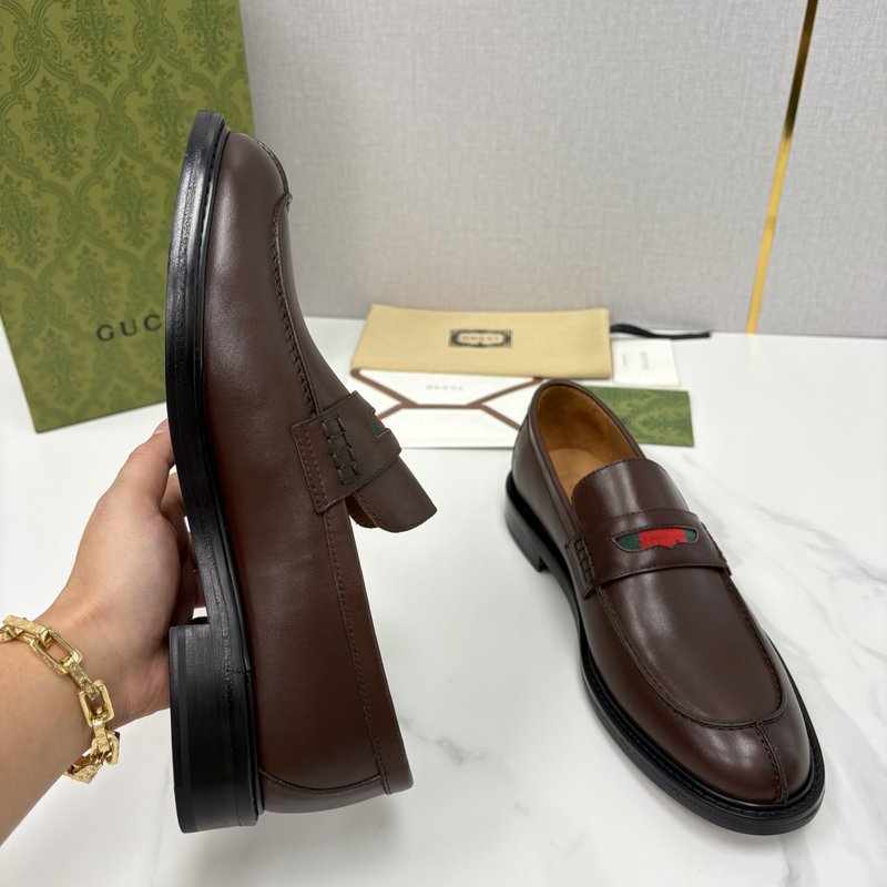 GUCCI 남성 심플 Jordaan 로퍼 구두 001-196505