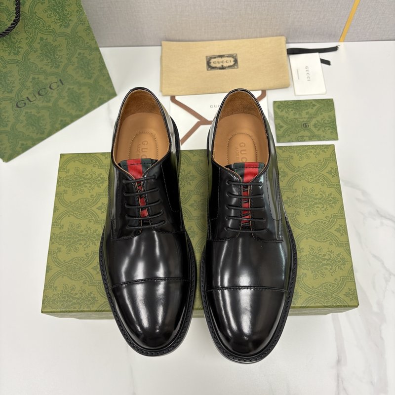 GUCCI 남성 클래식 웹팅 정장 구두 001-196511