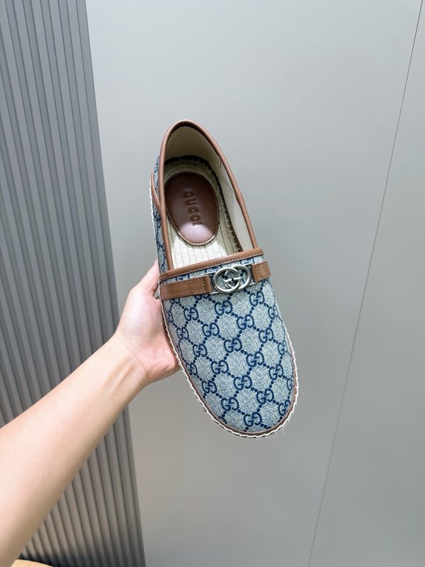 GUCCI 이탈리아 수입 스웨이드 에스파드릴 001-196541