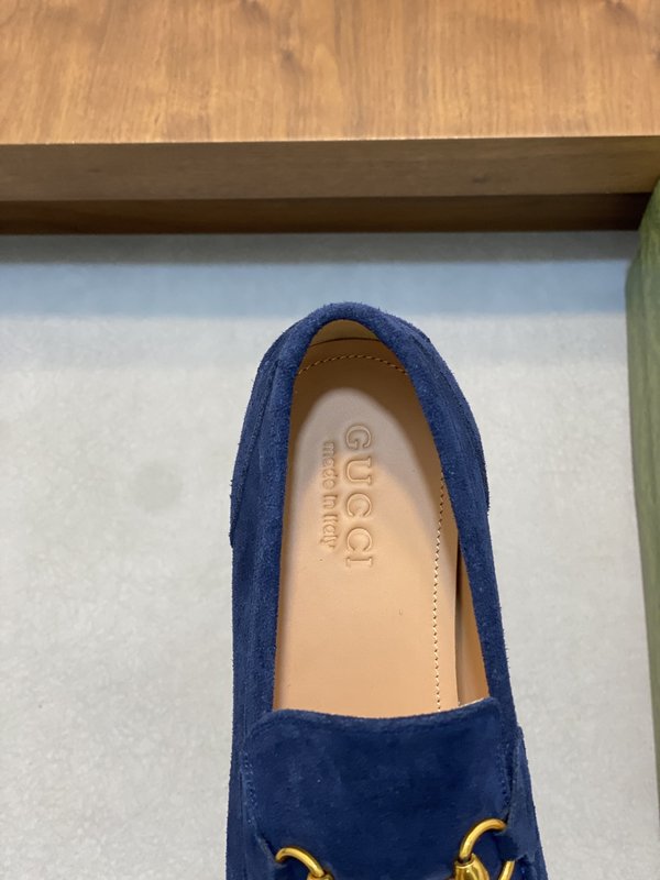 GUCCI 구찌 오리지널 소가죽 가죽바닥 로퍼슈즈 001-196567