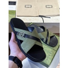 GUCCI 남성 크로스 샌들 더블 G 로고 001-196587