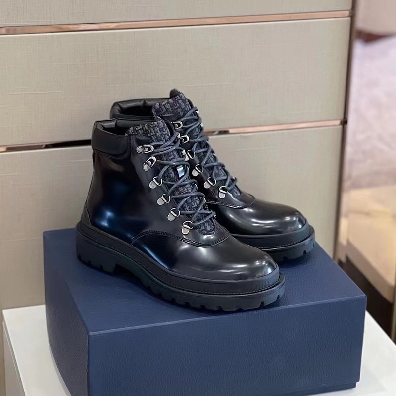 Dior Explorer 남성 군용풍 가죽 부츠 001-196631