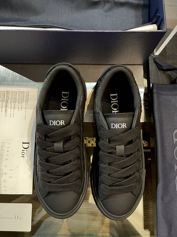 DIOR B33 프린트 소가죽 운동화 001-196692