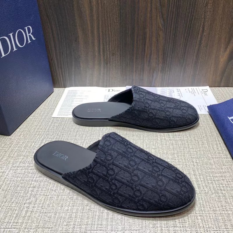 DIOR 디오르 남성 여름 캔버스 슬리퍼 001-196702