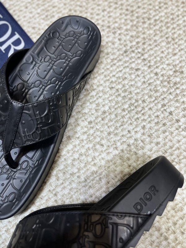 Dior 남성용 가죽 자카드 샌들 001-196725