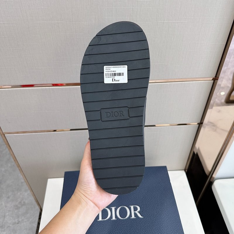 DIOR Aqua 남성 교차 밴드 슬리퍼 001-196729