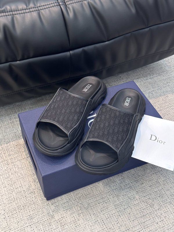 Dior H-Town 커플 캐주얼 슬리퍼 001-196737