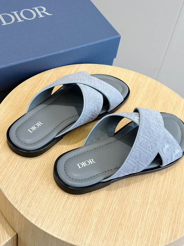 Dior Alias 남성 가죽 슬리퍼 001-196748