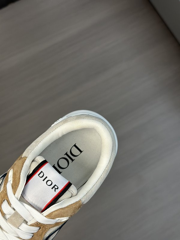DIOR B30 이탈리아 소 가죽 메쉬 운동화 001-196789