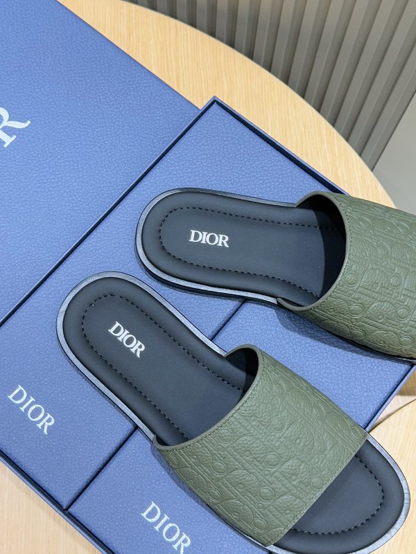 디올 Dior Alias 남성 가죽 슬리퍼 001-196811