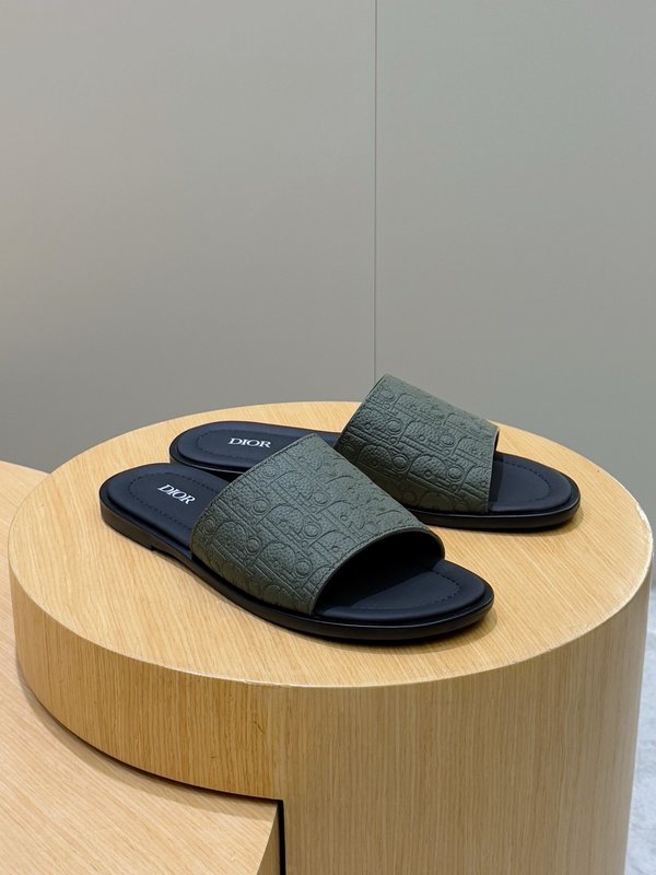 디올 Dior Alias 남성 가죽 슬리퍼 001-196811