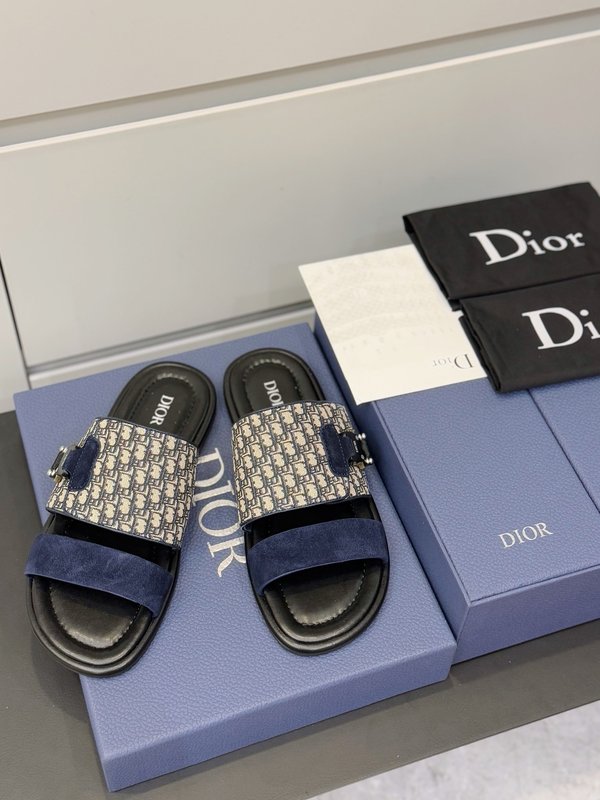 Dior 남성용 Aqua 프린트 샌들 001-196817