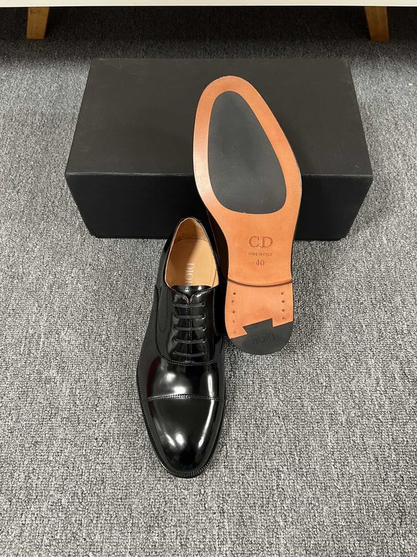 디올 Dior 남성 인쇄 오픈비드 소가죽 구두 001-196824