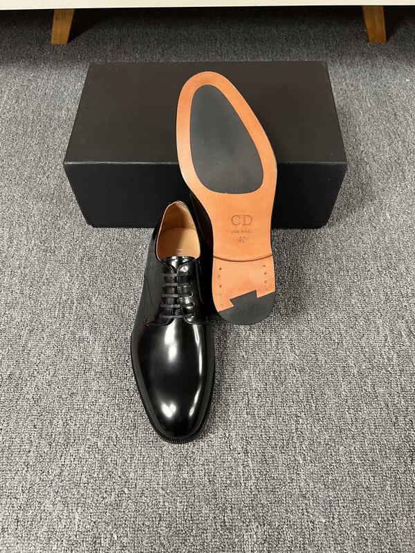 디올 Dior 남성 인쇄 소가죽 구두 001-196825