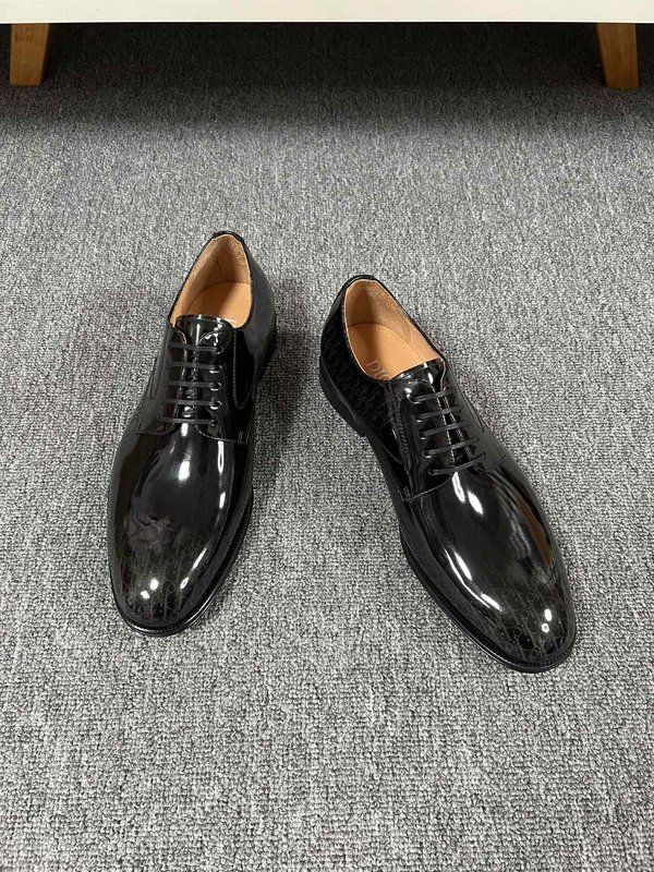 디올 Dior 남성 인쇄 소가죽 구두 001-196827