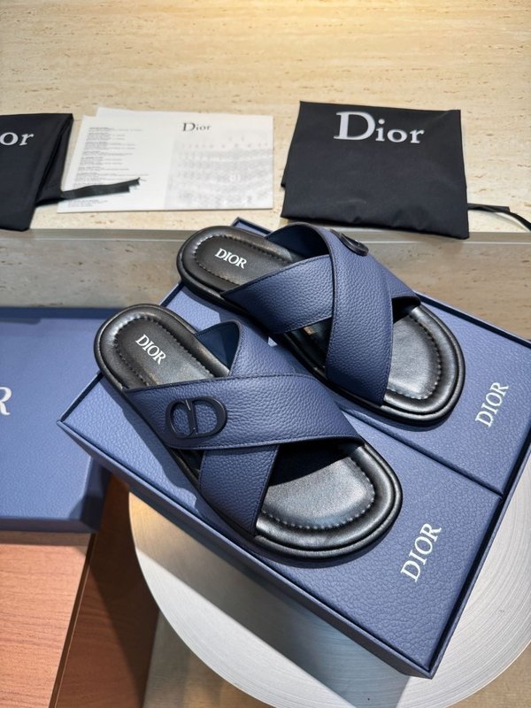 디올 Dior Alias 남성 소가죽 슬리퍼 001-196879