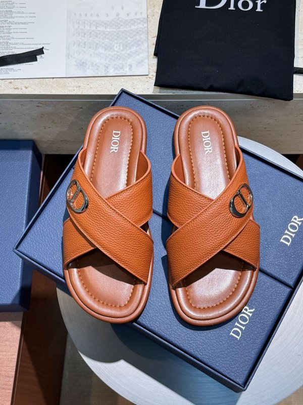 디올 Dior Alias 남성 소가죽 슬리퍼 001-196882