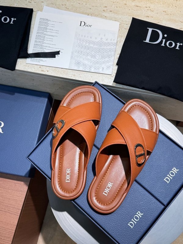 디올 Dior Alias 남성 소가죽 슬리퍼 001-196882