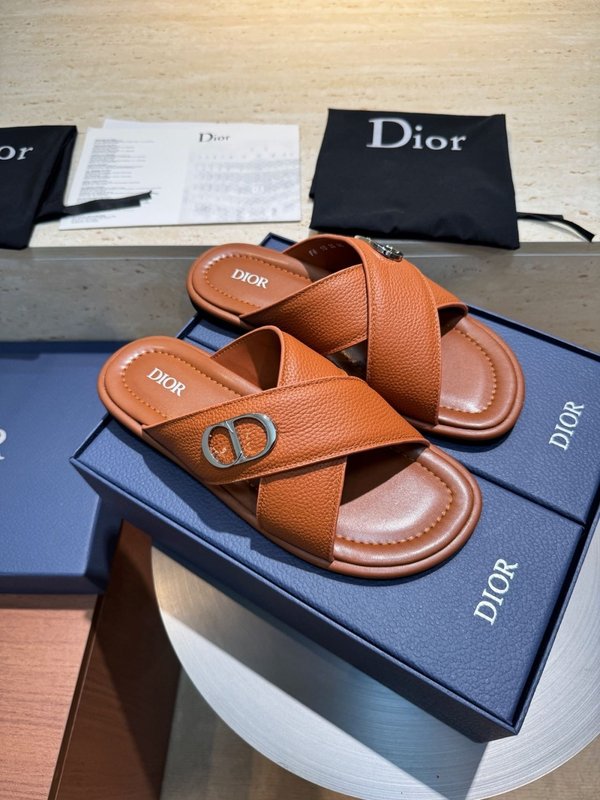 디올 Dior Alias 남성 소가죽 슬리퍼 001-196882