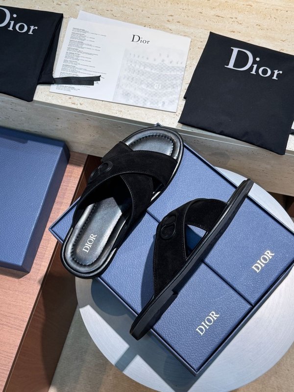 디올 Dior Alias 남성 소가죽 슬리퍼 001-196883