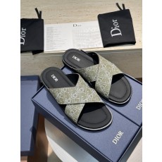 디올 Dior Alias 남성 가죽 슬리퍼 001-196910
