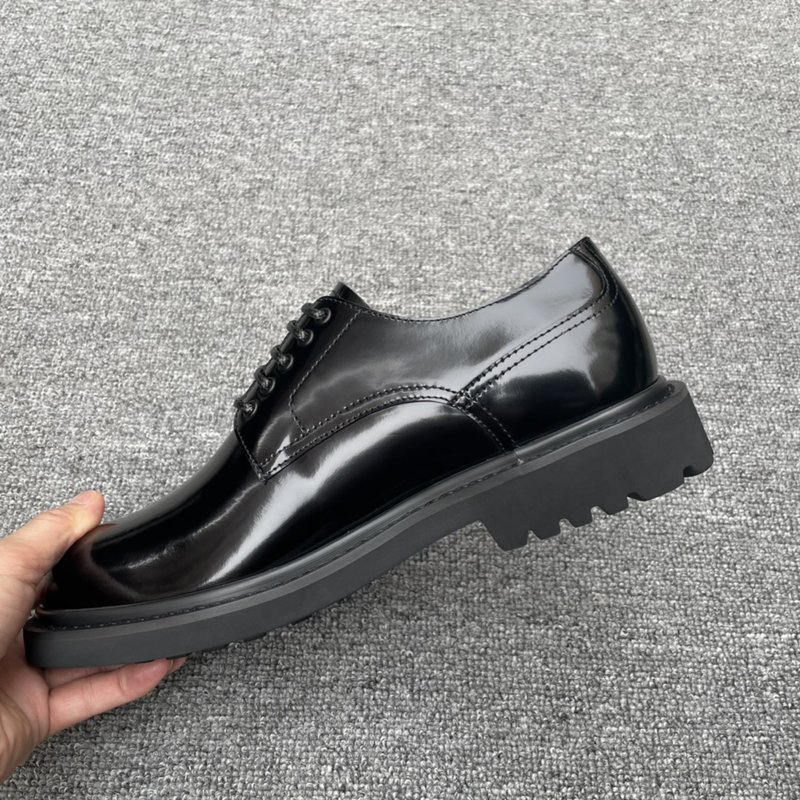 Dior Explorer 블랙 가죽 더비슈즈 001-196925