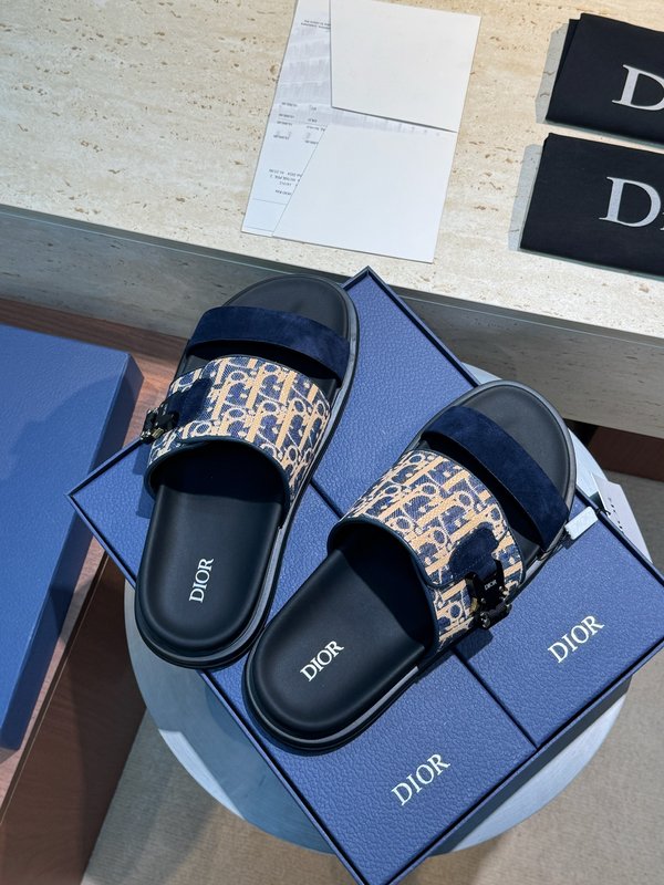 DIOR Aqua 남성 슬리퍼 샌들 001-196935