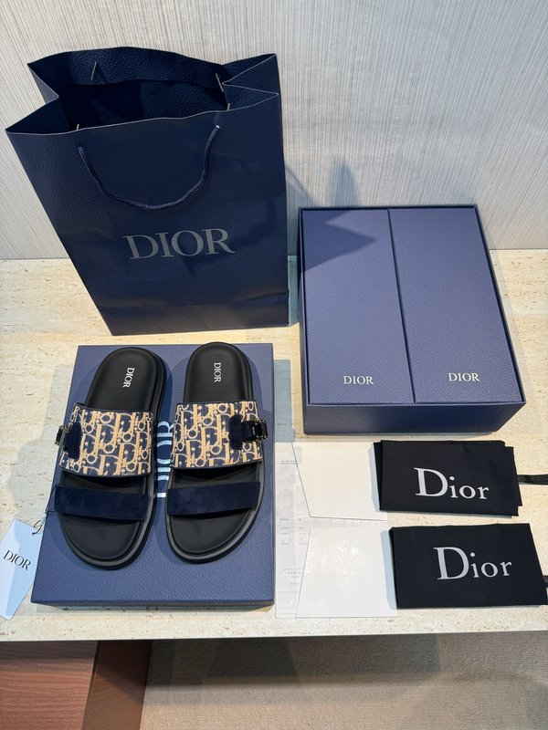 DIOR Aqua 남성 슬리퍼 샌들 001-196935