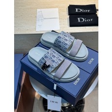DIOR Aqua 남성 크로스 밴드 패턴 슬리퍼 샌들 001-196936